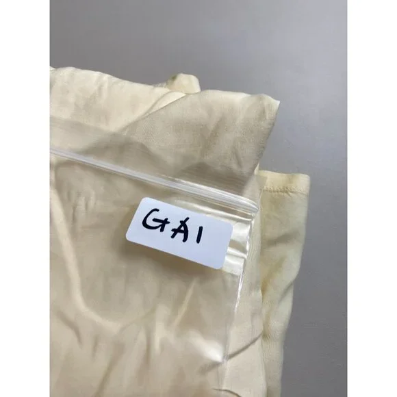 NEW April Cornell Long Sleeve Tunic Top Women size XL Butter Yellow Floral Boho - Picture 10 of 16